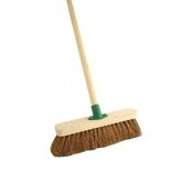 COCO SOFT BROOM WITH HANDLE 12 INCH F.01/BLACK T/C4 (PACK OF 1) image