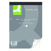 Q-CONNECT A4 GRAPH REFILL PAD 80 SHEET (PACK OF 10) KF02231