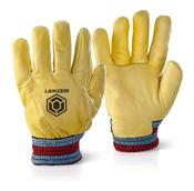 BEESWIFT FREEZER GLOVES ONE PIECE BACK YELLOW   (PACK OF 10)