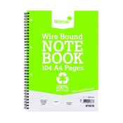 SILVINE EVERYDAY RECYCLED WIREBOUND NOTEBOOK A4 (PACK OF 12) TWRE80 image