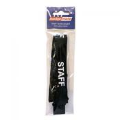 OVERPRINTED LANYARD STAFF 20MM BLACK (PACK OF 10) image