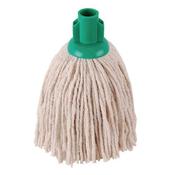2WORK PY SMOOTH SOCKET MOP 12OZ GREEN (PACK OF 10) 101869G image
