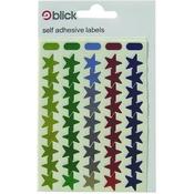 BLICK METALLIC STARS 14MM ASSORTED 45 LABELS PER SHEET 90 PER BAG (PACK OF 1800) RS026150 (PACK OF 20 BAGS)