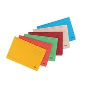 ELBA STRONGLINE DOCUMENT WALLET BRIGHT MANILLA FOOLSCAP ASSORTED (PACK OF 10 WALLETS) 400099327