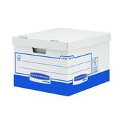FELLOWES BASICS STORAGE BOX HEAVY DUTY LARGE (PACK OF 10 BOXES) BB72106