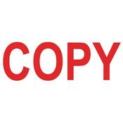 COLOP GREEN LINE WORD STAMP COPY RED GLP20COPY (PACK OF 1)