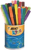 BIC KIDS VISA FELT PENS ULTRA FINE TIP ASSORTED (PACK OF 36) 829012 image