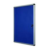 BI-OFFICE LOCKABLE INTERNAL DISPLAY CASE 931X670MM BLUE VT630107150