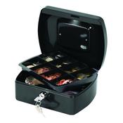 Q-CONNECT CASH BOX 8 INCH BLACK KF02602 (PACK OF 1)
