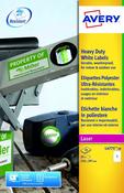AVERY LASER LABEL HEAVY DUTY 1 PER SHEET WHITE (PACK OF 20) L4775-20 (PACK OF 20 SHEETS)
