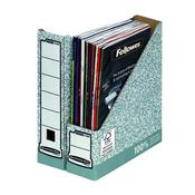 FELLOWES BANKERS BOX PREM MAGAZINE FILE GREY/WHITE (PACK OF 10) 186004