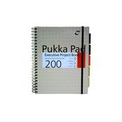 PUKKA PAD EXECUTIVE RULED WIREBOUND PROJECT BOOK A4 (PACK OF 3) 6970-MET image