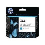 HP 744 PHOTO BLACK AND CYAN PRINTHEAD F9J86A image