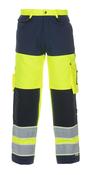 HYDROWEAR IDSTEIN HIGH VISIBILITY GLOW IN DARK TWO TONE TROUSER SATURN YELLOW / NAVY 46 (PACK OF 1) image