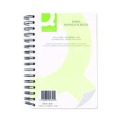 Q-CONNECT FEINT RULED WIREBOUND DUPLICATE BOOK 210X127MM KF01341 (PACK OF 1)