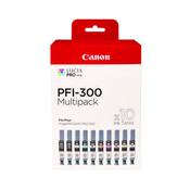 CANON PFI-300 MULTIPACK INK CARTRIDGES ASSORTED (PACK OF 10) 4192C008 image