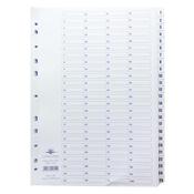 CONCORD CLASSIC INDEX 1-200 A4 WHITE BOARD CLEAR MYLAR TABS 05801/CS58