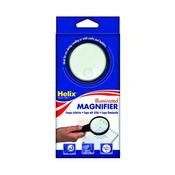 HELIX ILLUMINATED MAGNIFYING GLASS HAND HELD 75MM BLACK MN1025 (PACK OF 1)
