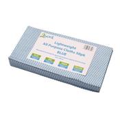 2WORK ALL-PURPOSE CLOTH 600X300MM BLUE (PACK OF 50) 102840BU image