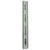 Q-CONNECT SHATTER RESISTANT RULER 30CM / 12INCHES WHITE (PACK OF 10) image