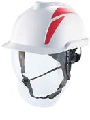 MSA V-GARD 950 ELECTRICIAN HELMET WHITE SET WHITE / RED  (PACK OF 1) image