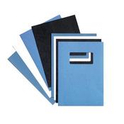GBC WHITE LEATHERGRAIN A4 BINDING COVERS WITH WINDOW 250GSM (PACK OF 50) 46715U