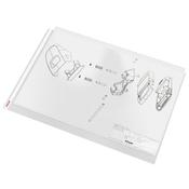 ESSELTE POCKET LANDSCAPE TOP OPENING EMBOSSED A3 CLEAR (PACK OF 10 POCKETS) 47182