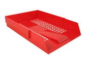 RED A4 CONTRACT LETTER TRAY (PLASTIC CONSTRUCTION AND MESH DESIGN) WX10055A (PACK OF 1)
