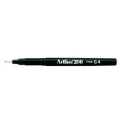 ARTLINE 200 FINELINER PEN FINE BLACK (PACK OF 12) A2001 image