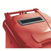 CONFIDENTIAL WASTE WHEELIE BIN 140 LITRE RED 377903 image