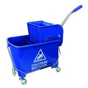 MOBILE MOP BUCKET AND WRINGER 20 LITRE BLUE 101248BU (PACK OF 1) image