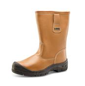 BEESWIFT SCUFF CAP LINED RIGGER BOOT TAN 10 (PACK OF 1)