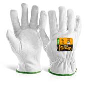 BEESWIFT GLOVEZILLA CUT RESISTANT DRIVERS GLOVE WHITE L (PAIR)