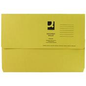 Q-CONNECT DOCUMENT WALLET FOOLSCAP YELLOW (PACK OF 50 WALLETS) KF23017