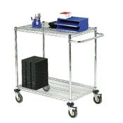 MOBILE TROLLEY 2-TIER CHROME 373001