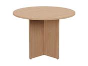 KITO MEETING TABLE ROUND PANEL BASE 1000MM DIAMETER - BEECH image