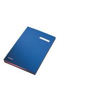 SIGNATURE BOOK 20 COMPARTMENTS DURABLE BLOTTING CARD 340X240MM BLUE (PACK OF 1)