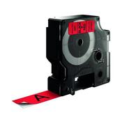 DYMO D1 LABEL TAPE 19MM X 7M BLACK ON RED ES45807 (PACK OF 1)
