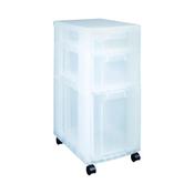 REALLY USEFUL PLASTIC STORAGE TOWER 3 DRAWERS CLEAR 7L/12L/25L DT1019