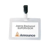 ANNOUNCE SELF-LAMINATING BADGE 54X90MM (PACK OF 25) PV00924