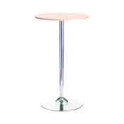 ARISTA BEECH/CHROME 600MM TALL BISTRO TRUMPET TABLE BEECH KF838281 image