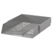 CONTRACT GREY LETTER TRAY (PLASTIC CONSTRUCTION, MESH DESIGN) WX10054A (PACK OF 1)