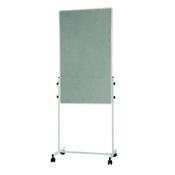 BI-OFFICE WHITE PORTABLE DUO BOARD AND FLIPCHART EASEL EA4724075