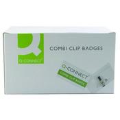 Q-CONNECT COMBINATION BADGE 40X75MM (PACK OF 50) KF01568