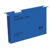 REXEL CRYSTALFILE EXTRA 30MM SUSPENSION FILE BLUE (PACK OF 25) 70633