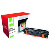 Q-CONNECT COMPATIBLE SOLUTION HP 125A BLACK LASERJET TONER CARTRIDGE CB540A image