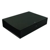Q-CONNECT 75MM BOX FILE FOOLSCAP BLACK (PACK OF 5) KF20017 image