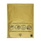 MAIL LITE BUBBLE LINED POSTAL BAG SIZE K7 350X470MM GOLD (PACK OF 50)