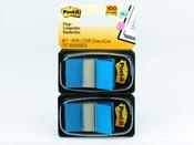 POST-IT INDEX TABS DISPENSER WITH BLUE TABS (PACK OF 2 X 50 TABS)
