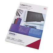 GBC LINENWEAVE BINDING COVERS 250GSM A4 RED (PACK OF 100) CE050010